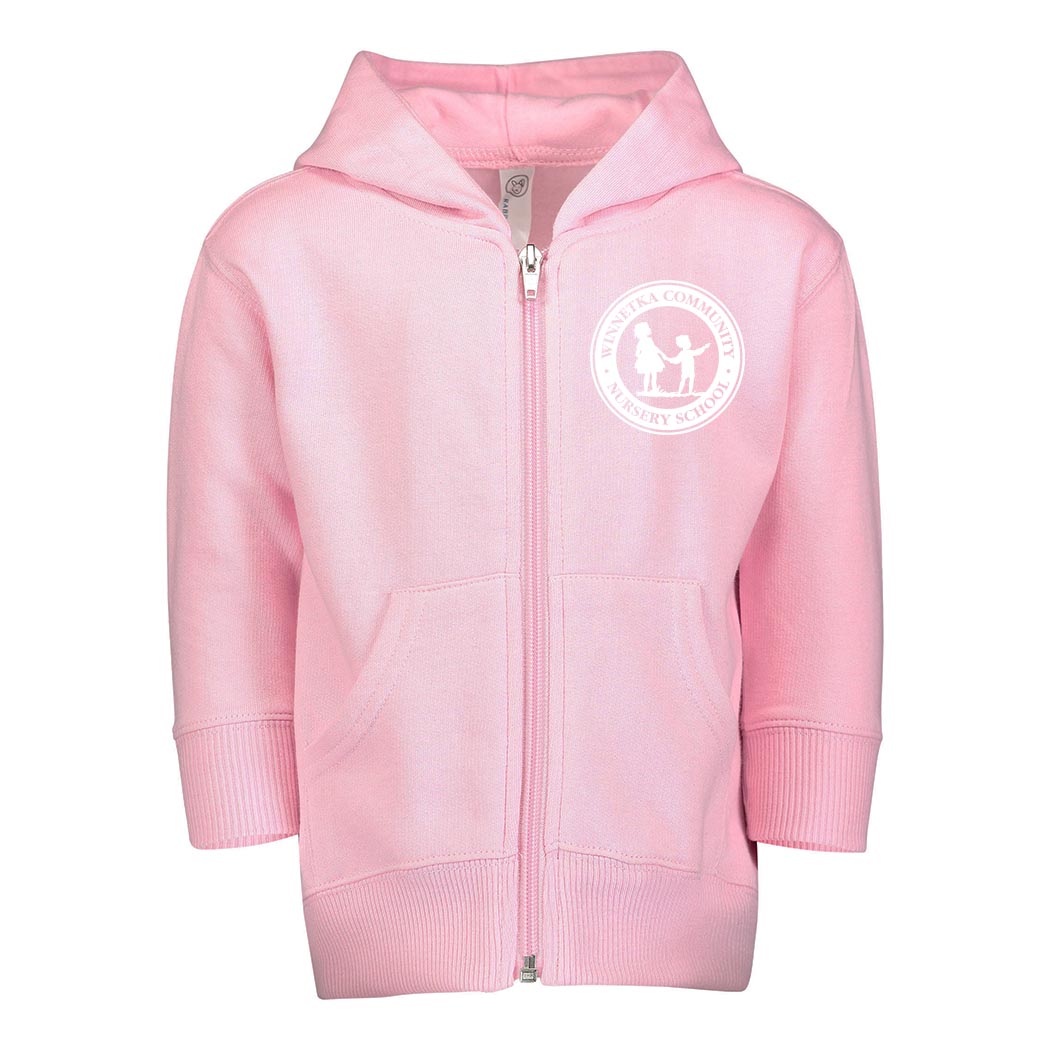 Logo ~ Toddler Zip Hoodie ~ Winnetka Community Nursery School