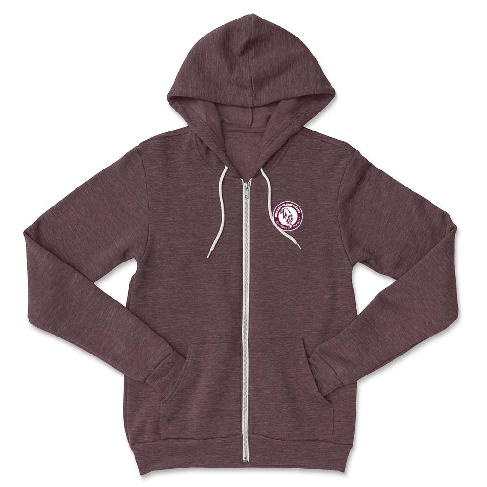 Logo ~ Zip Hoodie ~ Melzer Elementary School