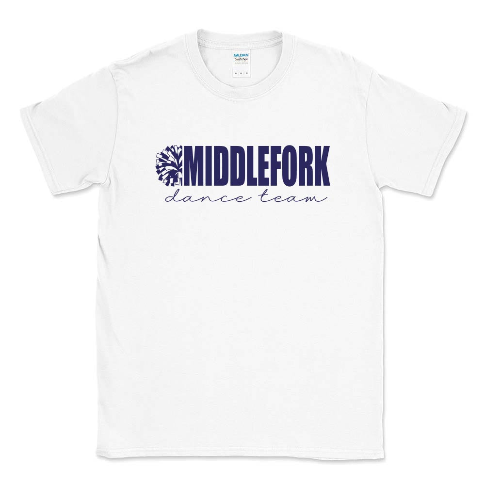 Middlefork Dance ~ Cotton T-Shirt ~ Middlefork Dancing Dolphins
