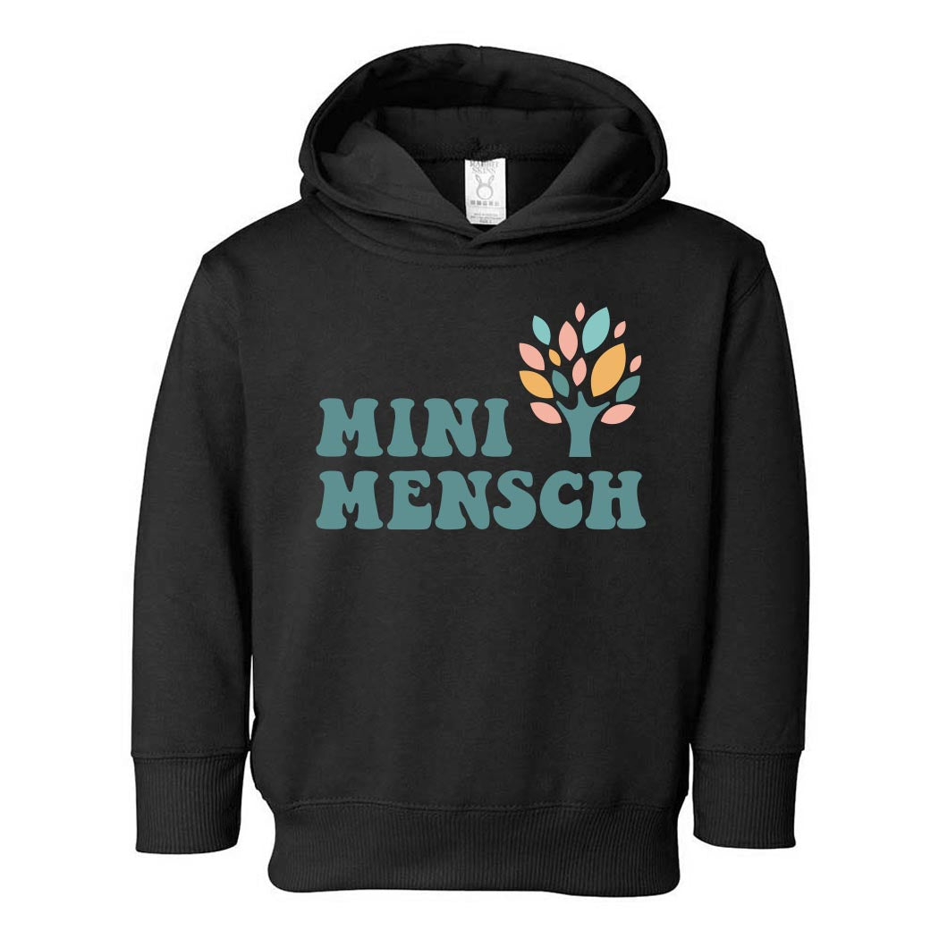 Mini Mensch ~ Toddler Hoodie ~ Gan Montessori-black