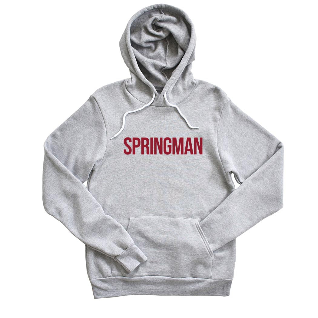 Modern ~ Sponge Fleece Hoodie ~ Springman Middle School-athletic heather
