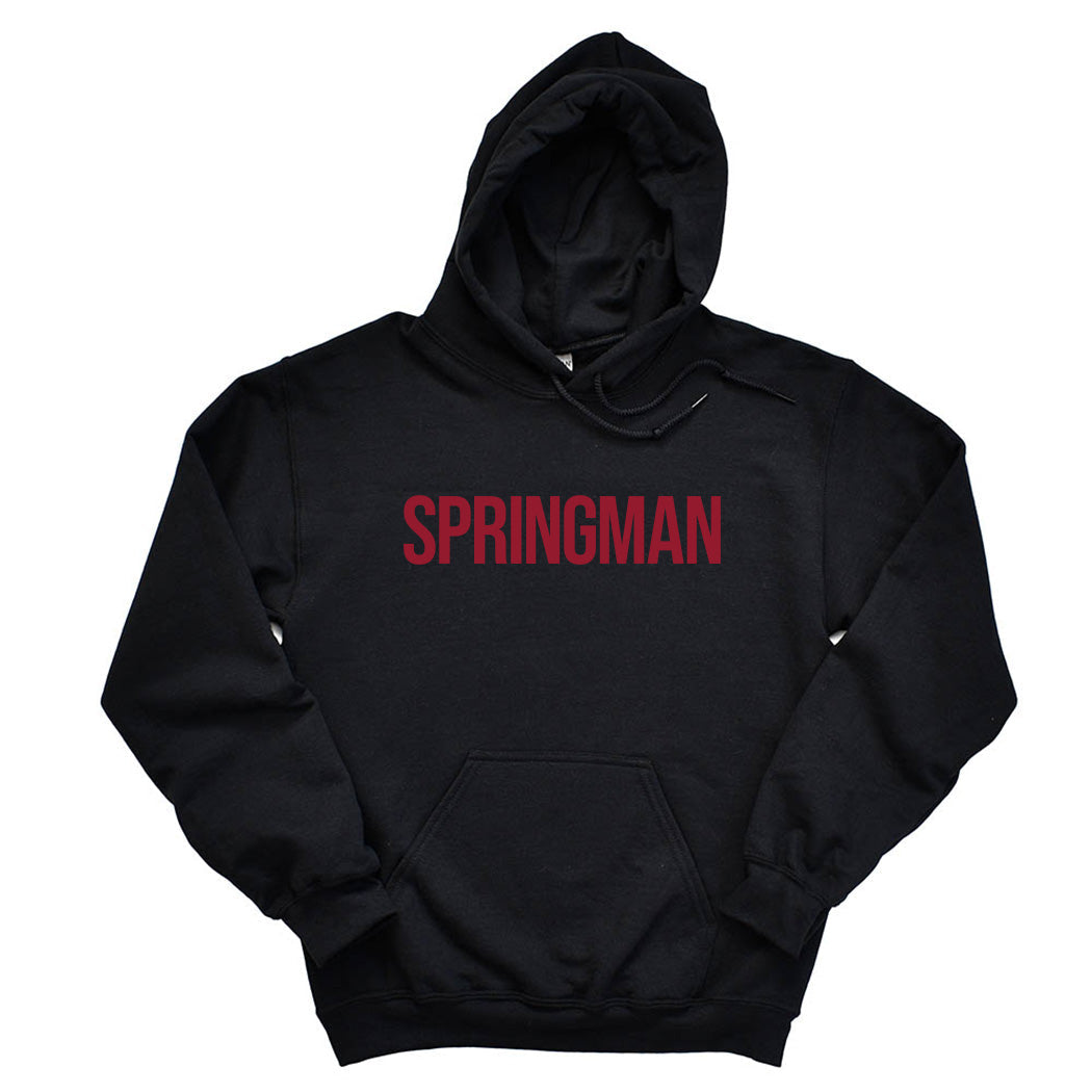 Modern Springman ~ Hoodie ~ Springman Middle Schoo-black