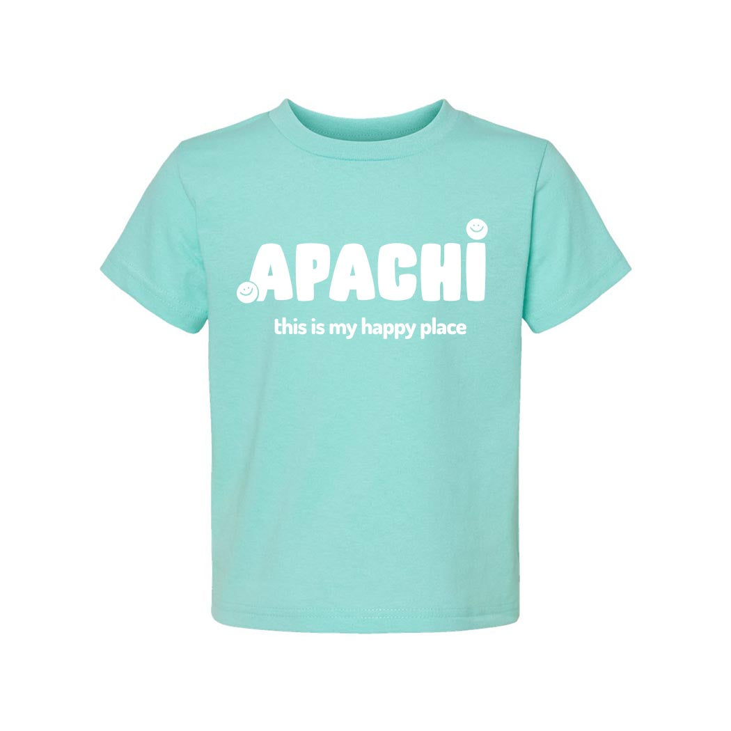 My Happy Place ~ Toddler Jersey T-Shirt ~ Apachi Day Camp