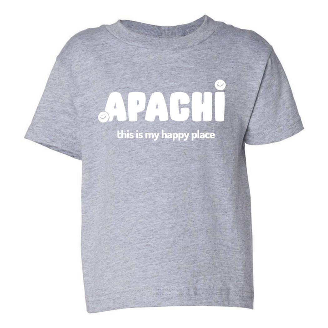 My Happy Place ~ Toddler Jersey T-Shirt ~ Apachi Day Camp