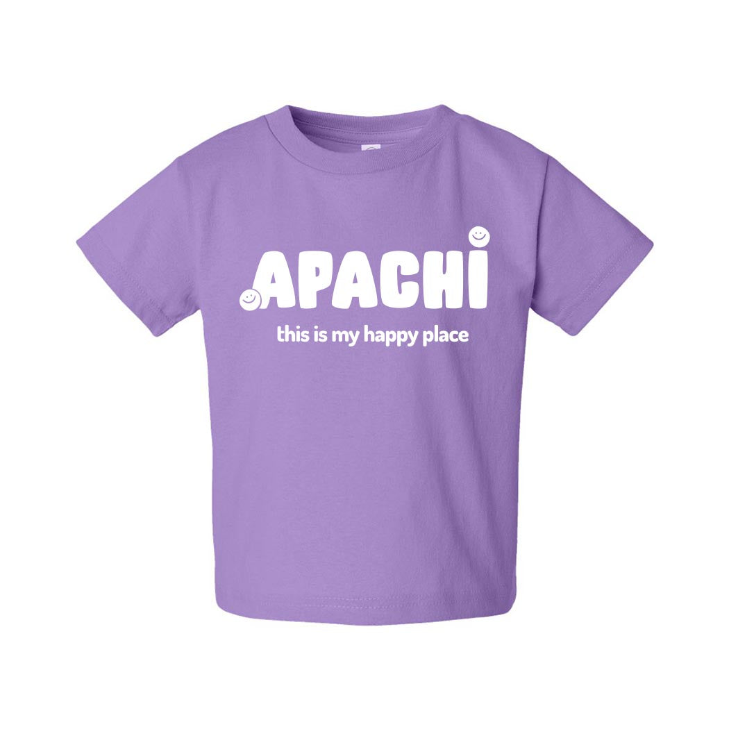 My Happy Place ~ Toddler Jersey T-Shirt ~ Apachi Day Camp