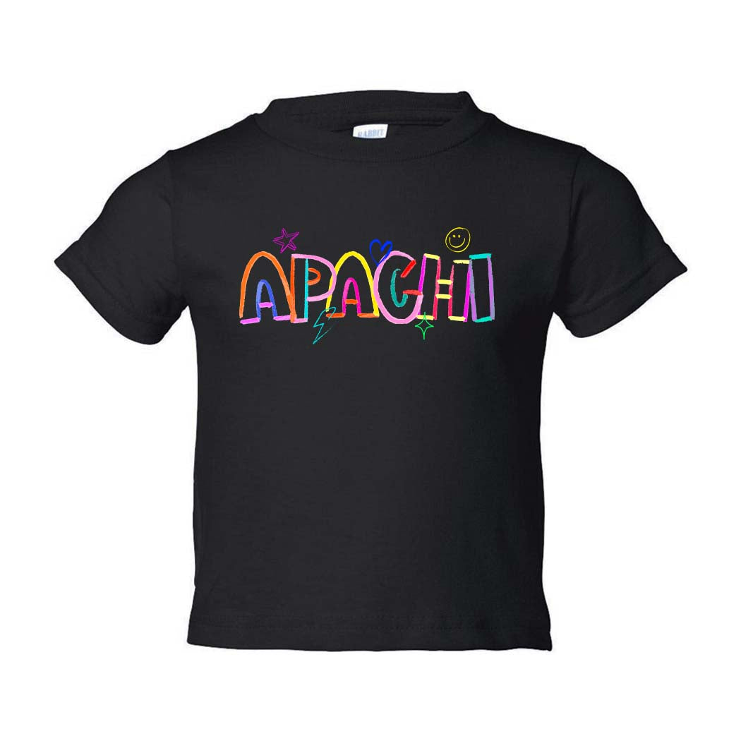Neon Doodle ~ Toddler Jersey T-Shirt ~ Apachi Day Camp