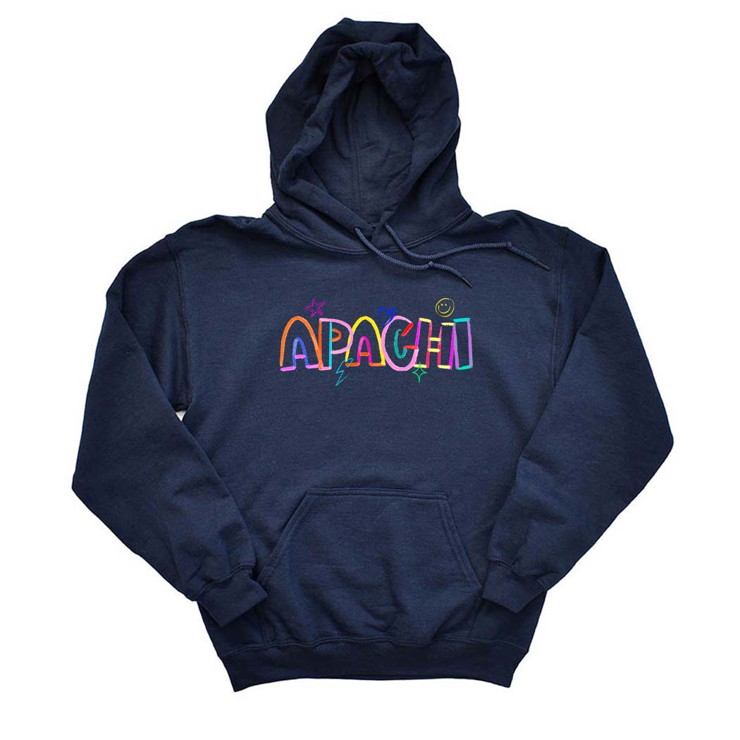 Neon Doodle ~ Hoodie ~ Apachi Day Camp