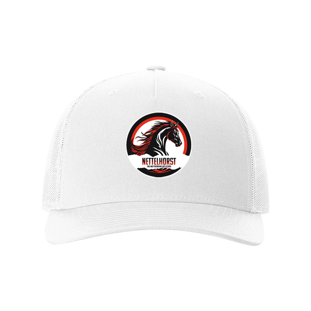 Printed Full Logo ~ Trucker Cap ~ Nettelhorst School
