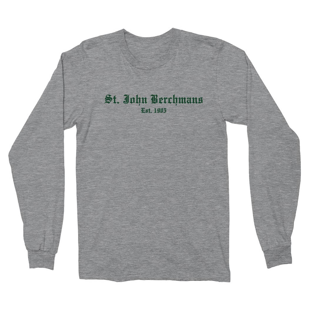 Old English ~ Cotton Long Sleeve T-Shirt ~ St. John Berchmans