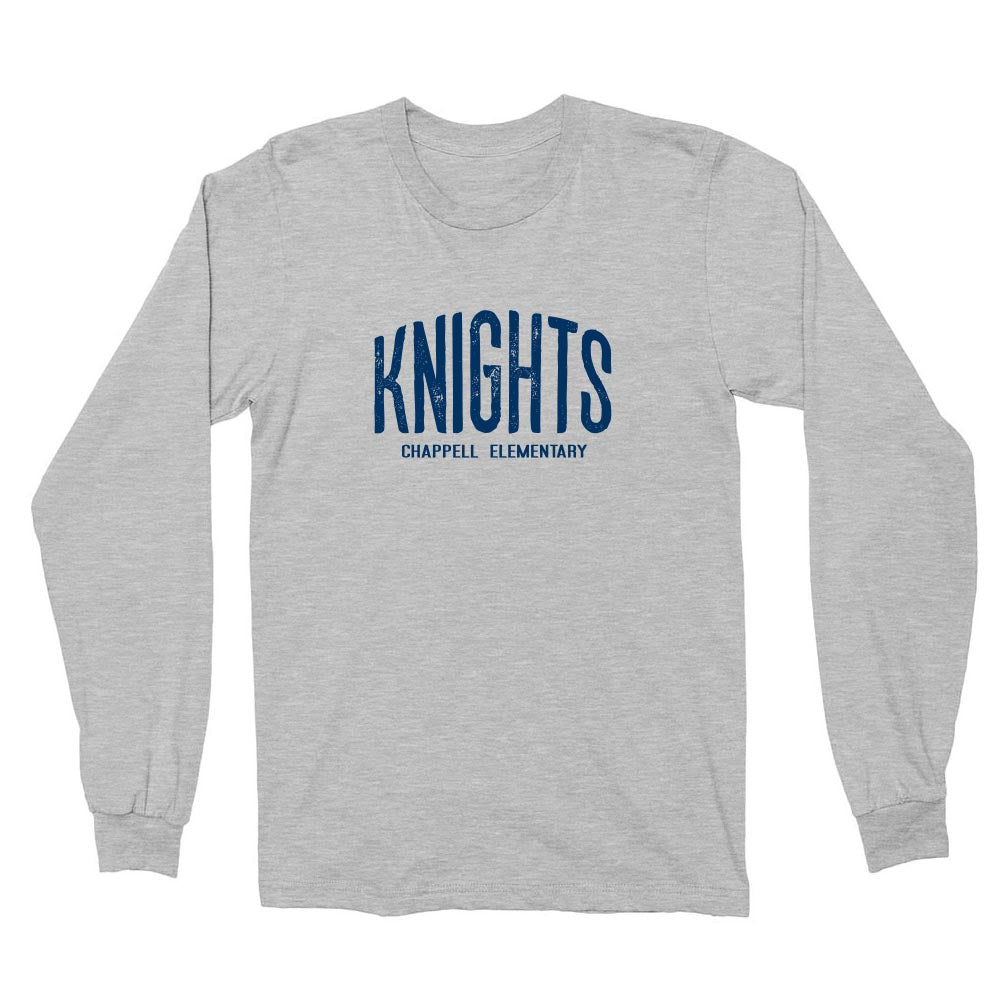Old School ~ Cotton Long Sleeve T-Shirt ~ Chappell Elementary School