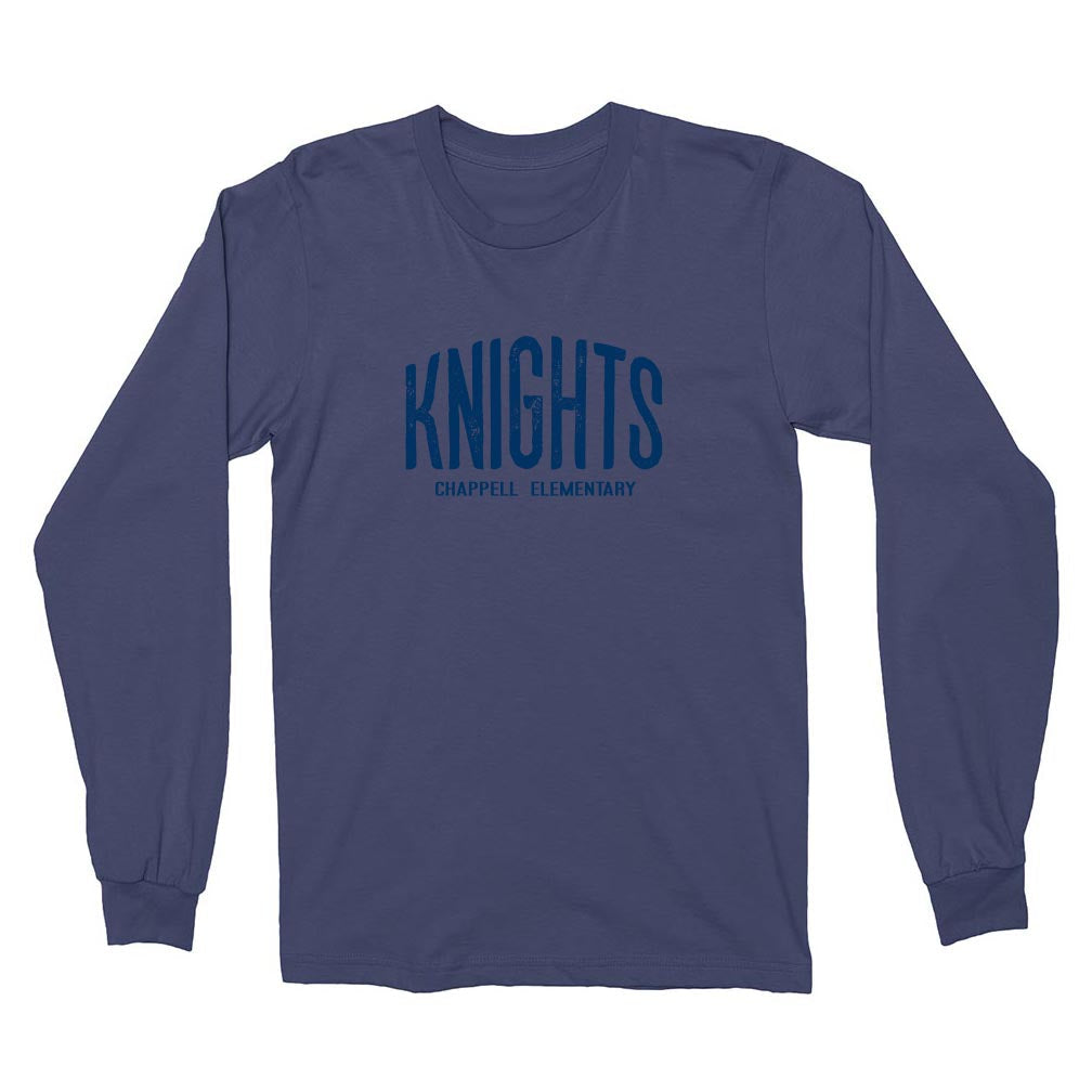 Old School ~ Cotton Long Sleeve T-Shirt ~ Chappell Elementary School