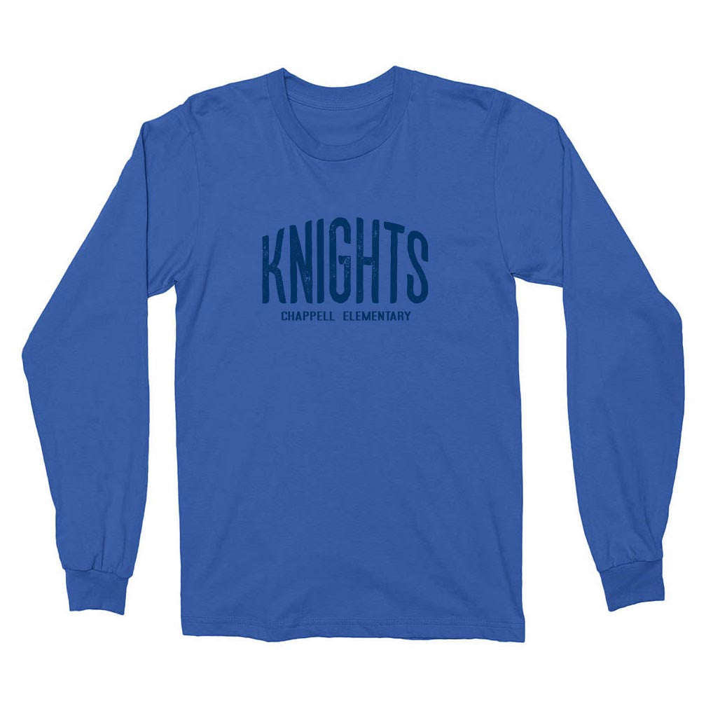 Old School ~ Cotton Long Sleeve T-Shirt ~ Chappell Elementary School