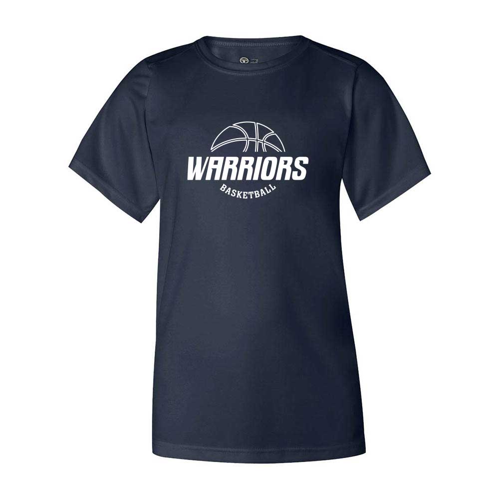 WARRIORS PERFORMANCE TEE ~ OLPH BASKETBALL ~ youth & adult ~ classic fit