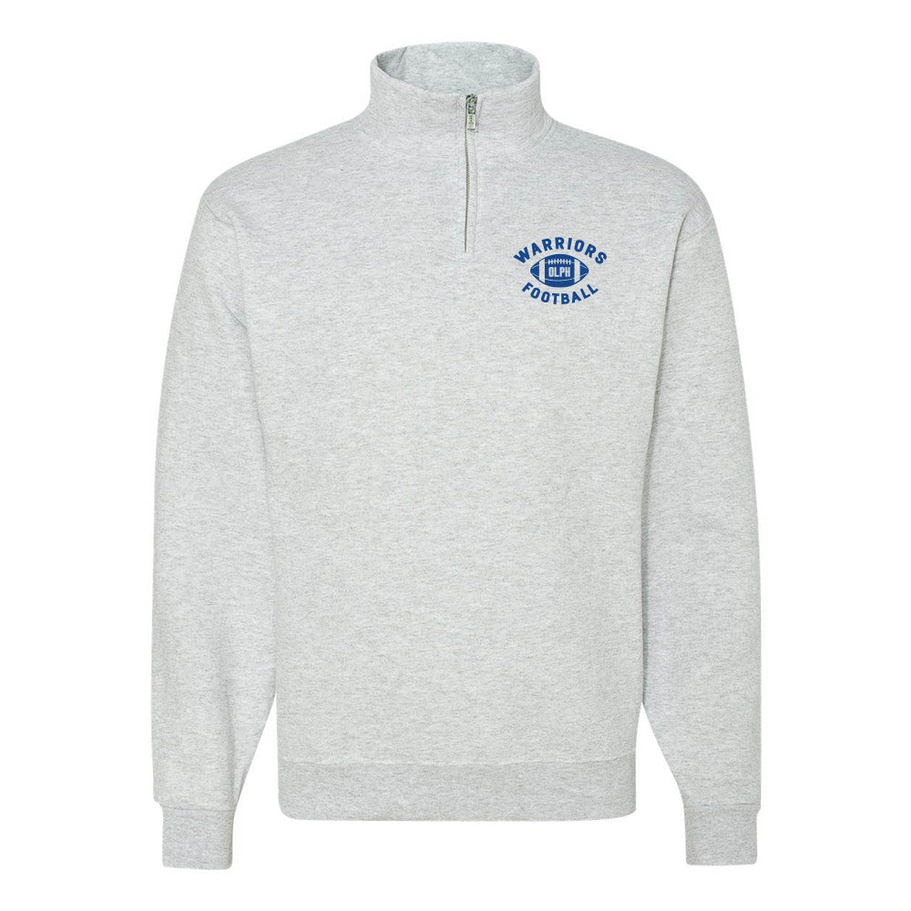 WARRIORS QUARTER ZIP SWEATSHIRT ~ OLPH FOOTBALL ~ classic fit