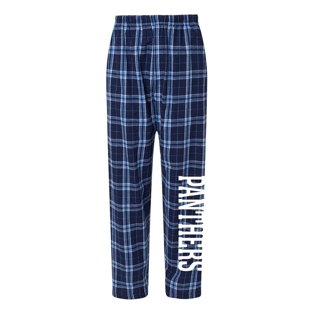 Panthers Leg ~ Flannel Pants ~ Joseph Sears School
