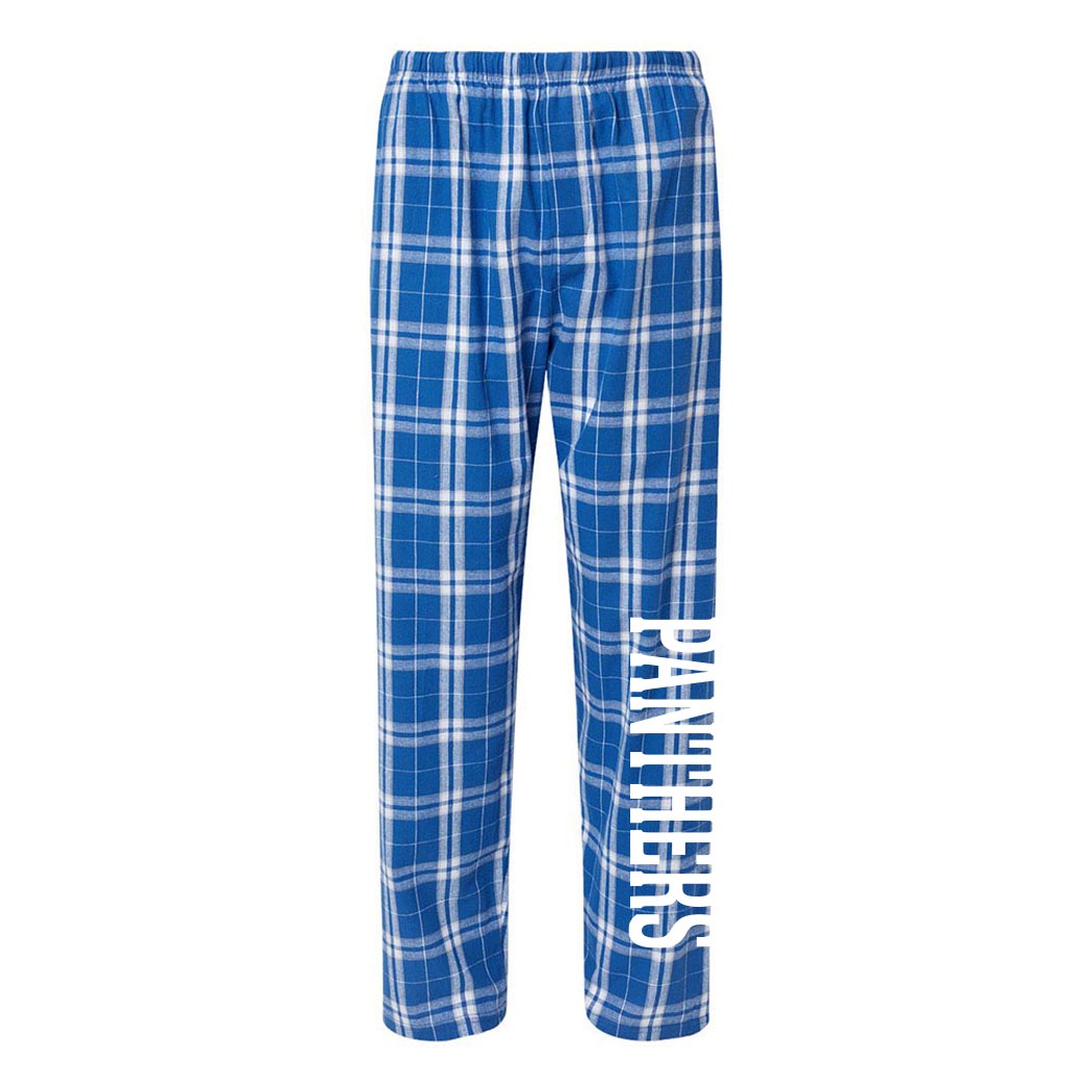 Panthers Leg ~ Flannel Pants ~ Joseph Sears School