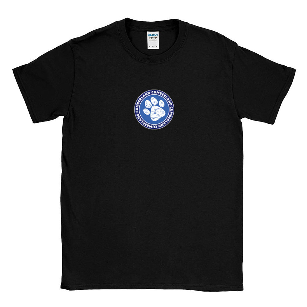 Paw Badge ~ Cotton T-Shirt ~ Cumberland Elementary School