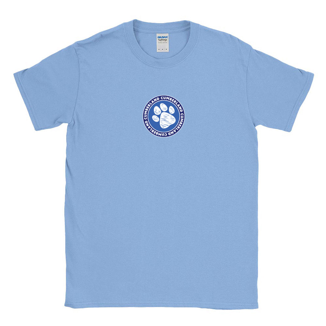 Paw Badge ~ Cotton T-Shirt ~ Cumberland Elementary School