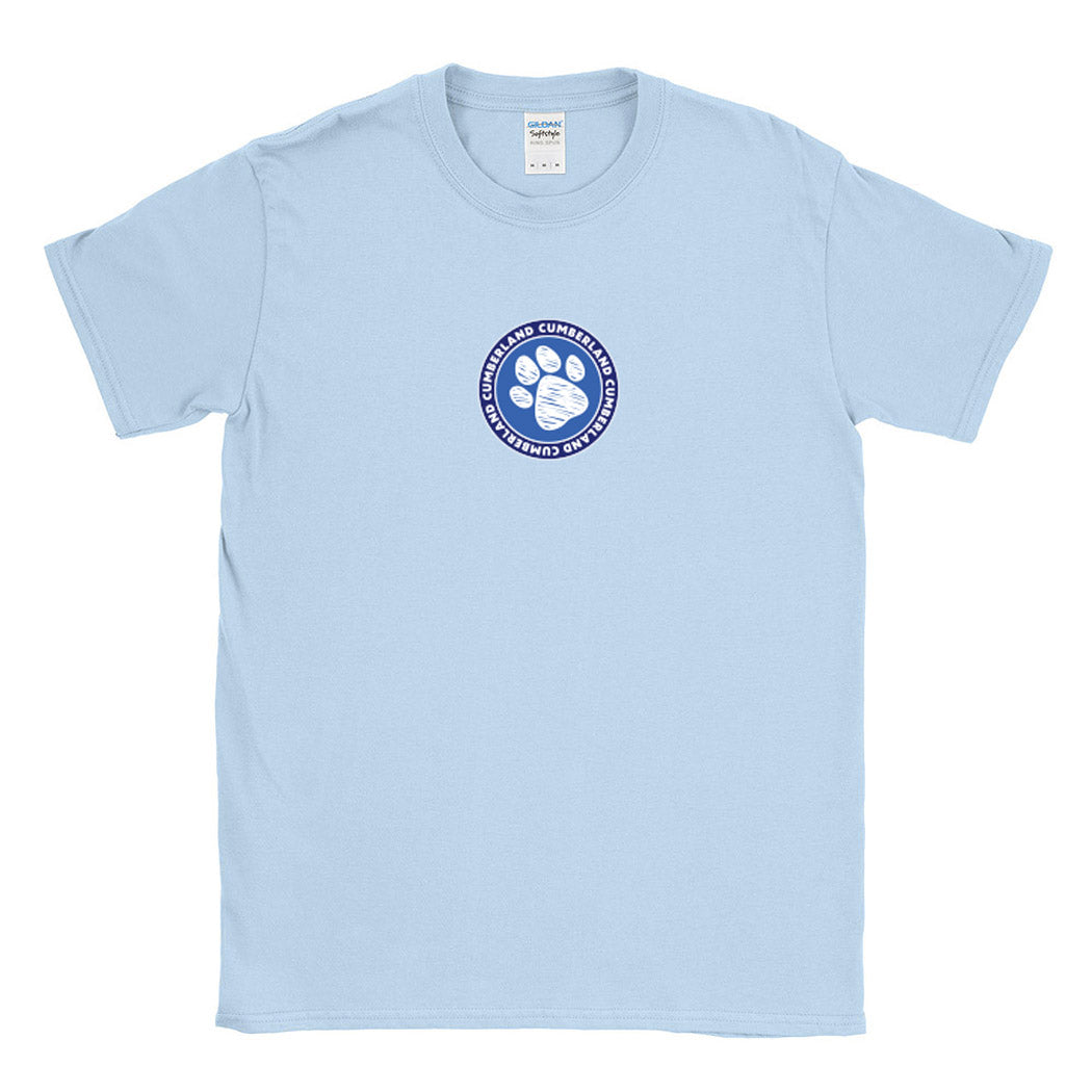 Paw Badge ~ Cotton T-Shirt ~ Cumberland Elementary School
