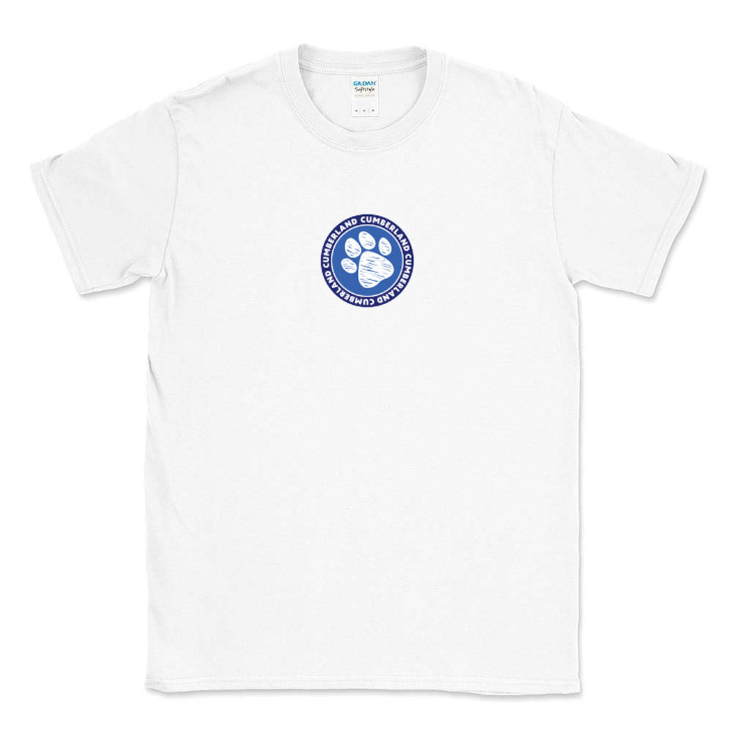 Paw Badge ~ Cotton T-Shirt ~ Cumberland Elementary School