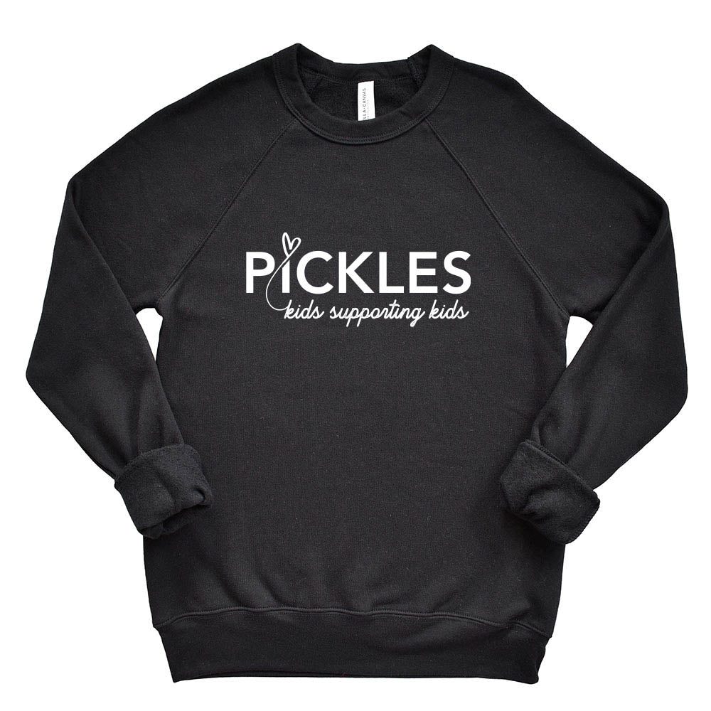 Logo ~ Raglan Crewneck Sweatshirt ~ Pickles