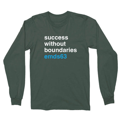 Success Without Boundaries ~ Long Sleeve T-Shirt ~  East Maine School District 63
