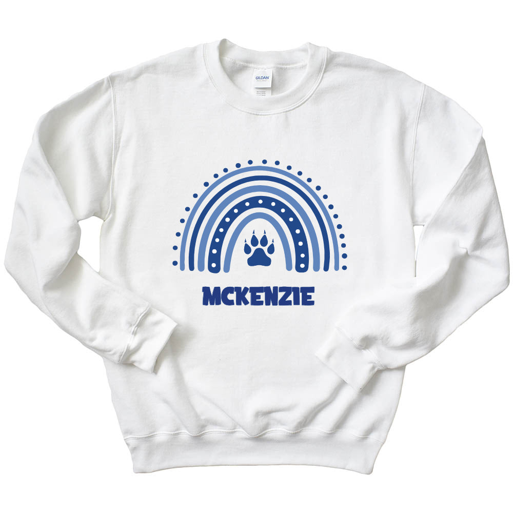 Boho Rainbow ~ Crewneck Sweatshirt ~ McKenzie Elementary