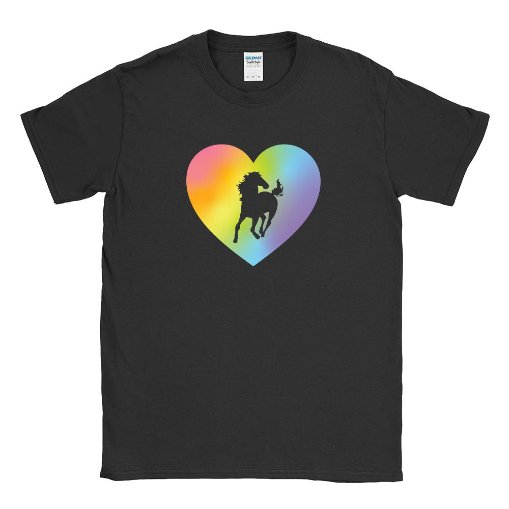 Mustang Love ~ Cotton T-Shirt ~ Romona Elementary School