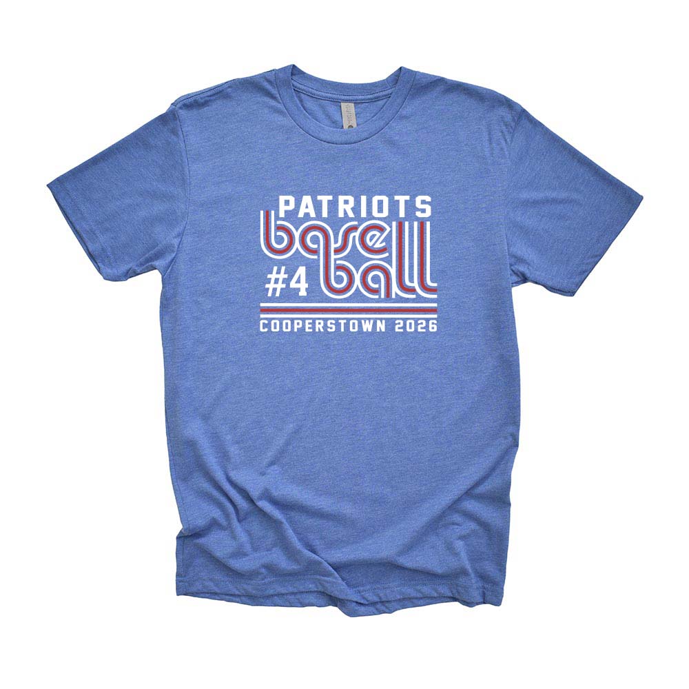 12U Red Retro Cooperstown 2026 ~ Triblend T-Shirt ~ Glenview Patriots