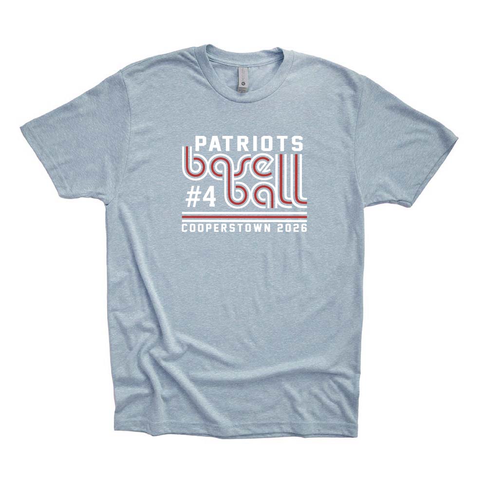 12U Red Retro Cooperstown 2026 ~ Triblend T-Shirt ~ Glenview Patriots