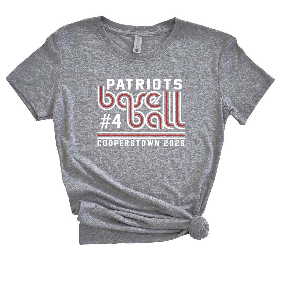 12U Red Retro Cooperstown 2026 ~ Triblend T-Shirt ~ Glenview Patriots
