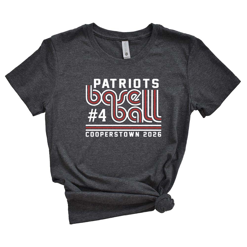 12U Red Retro Cooperstown 2026 ~ Triblend T-Shirt ~ Glenview Patriots