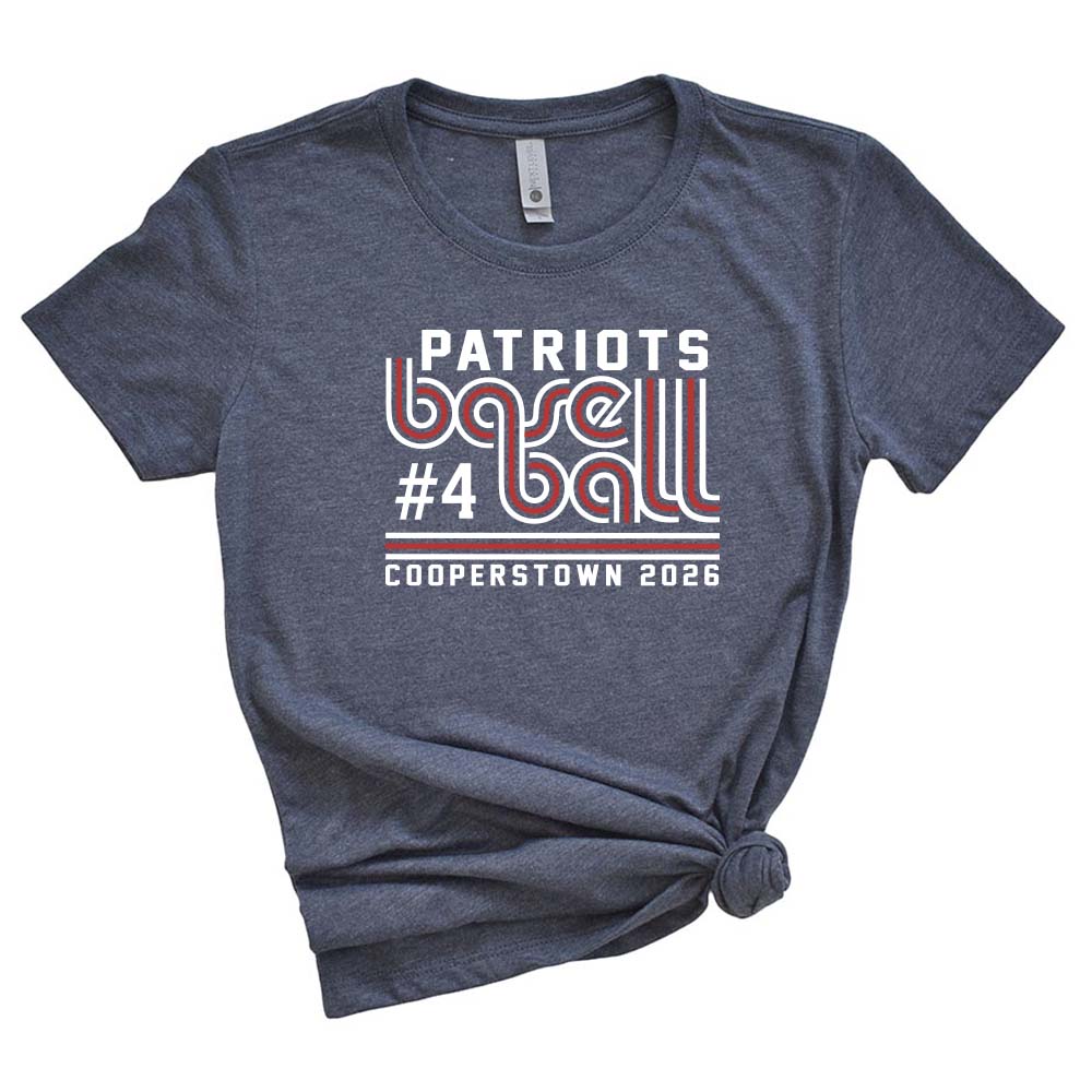 12U Red Retro Cooperstown 2026 ~ Triblend T-Shirt ~ Glenview Patriots