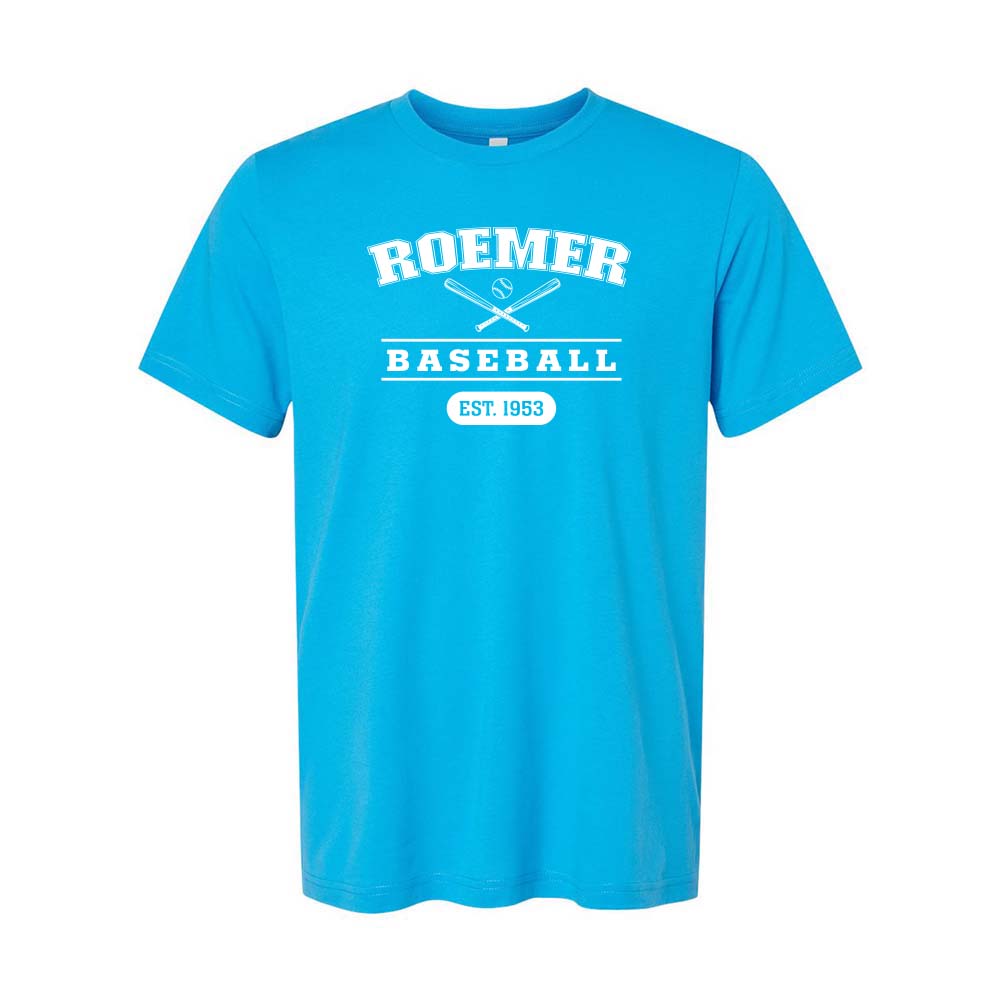 ROEMER TEE ~ WILMETTE BASEBALL ~ youth & adult ~ classic unisex fit