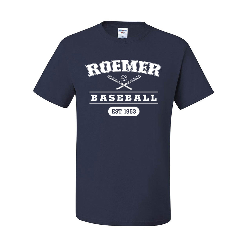 Roemer ~ 50/50 T-Shirt ~ Wilmette Baseball Association