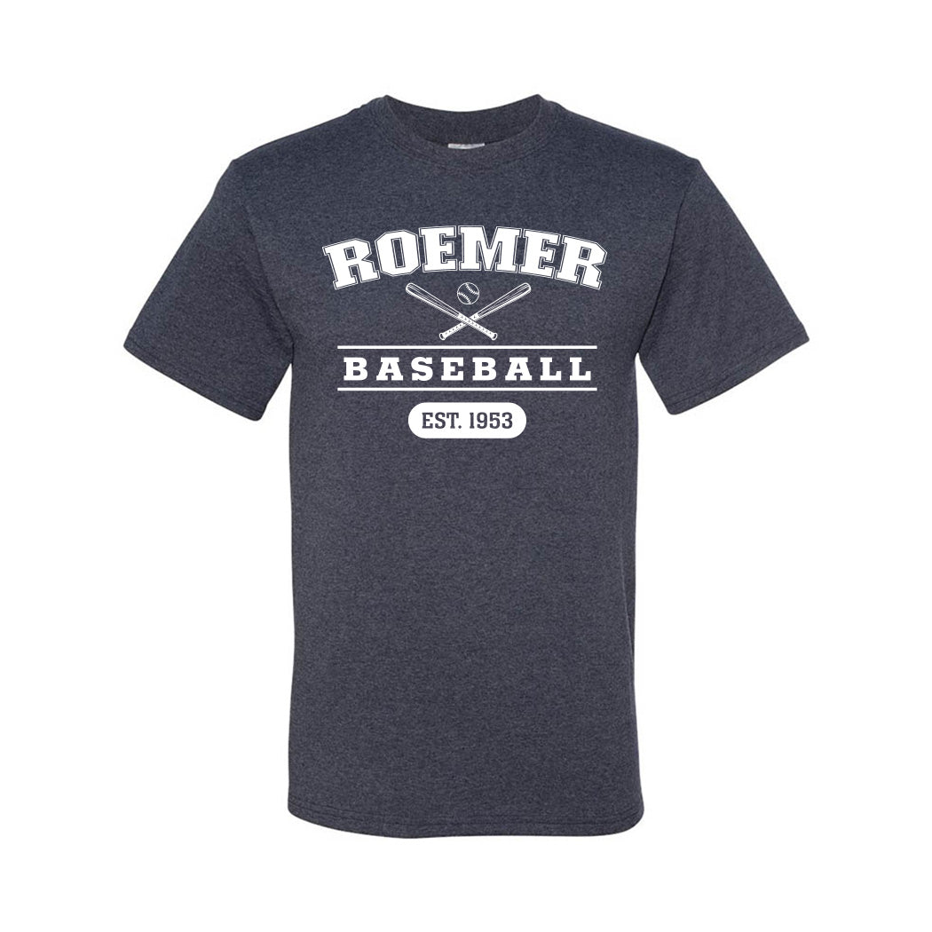 Roemer ~ 50/50 T-Shirt ~ Wilmette Baseball Association