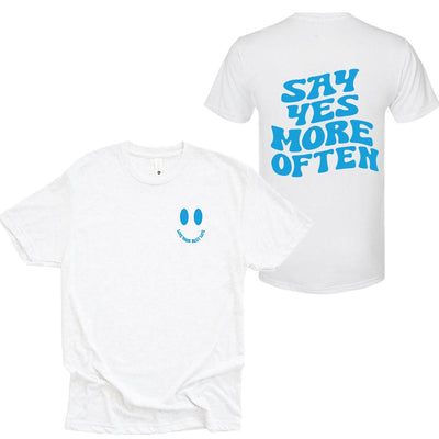 SAY YES MORE OFTEN BEST LIFE TRIBLEND TEE ~ BEST LIFE ~ adult ~ classic unisex fit