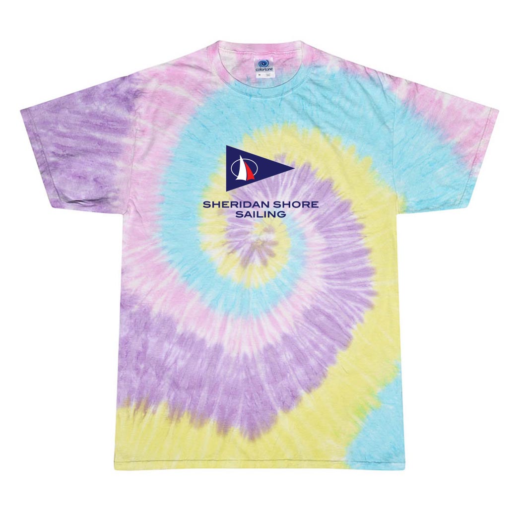 Tie Dye T-Shirt ~ Sheridan Shore Sailing-jellybean