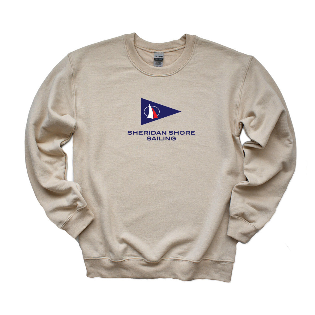 Crewneck Sweatshirt ~ Sheridan Shore Sailing-sand