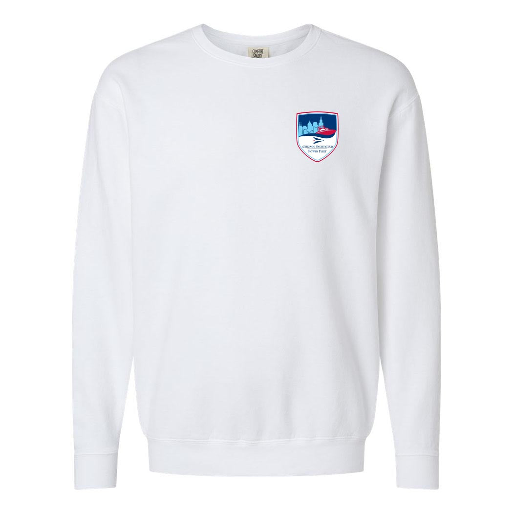 Logo - Power Fleet Small ~ Lightweight Crewneck Sweatshirt ~ Chicago Yacht Club