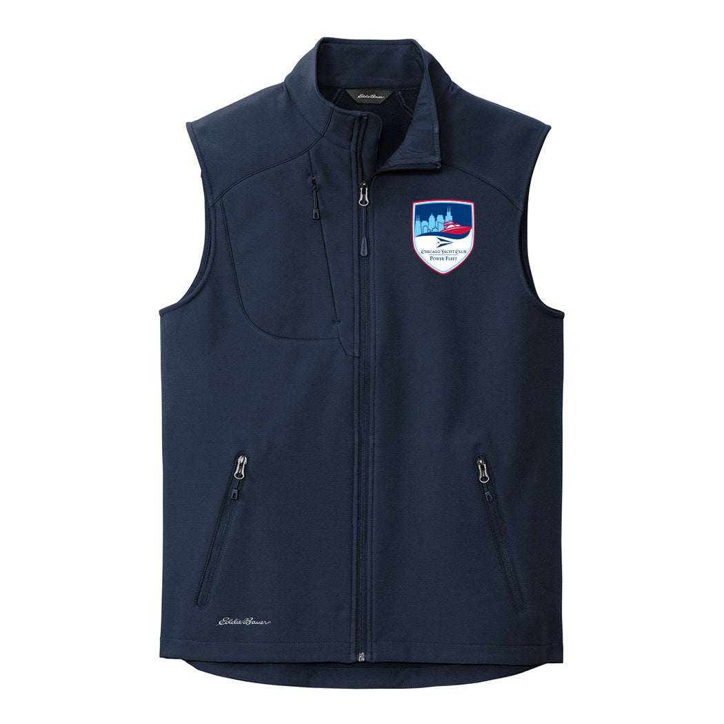 Shield Logo - Power Fleet ~ Stretch Soft Shell Vest ~ Chicago Yacht Club
