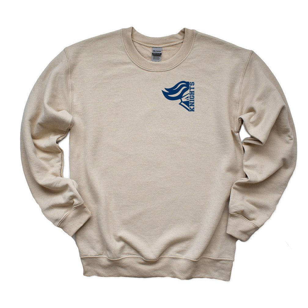Side Knights ~ Crewneck Sweatshirt ~ Chappell Elementary School