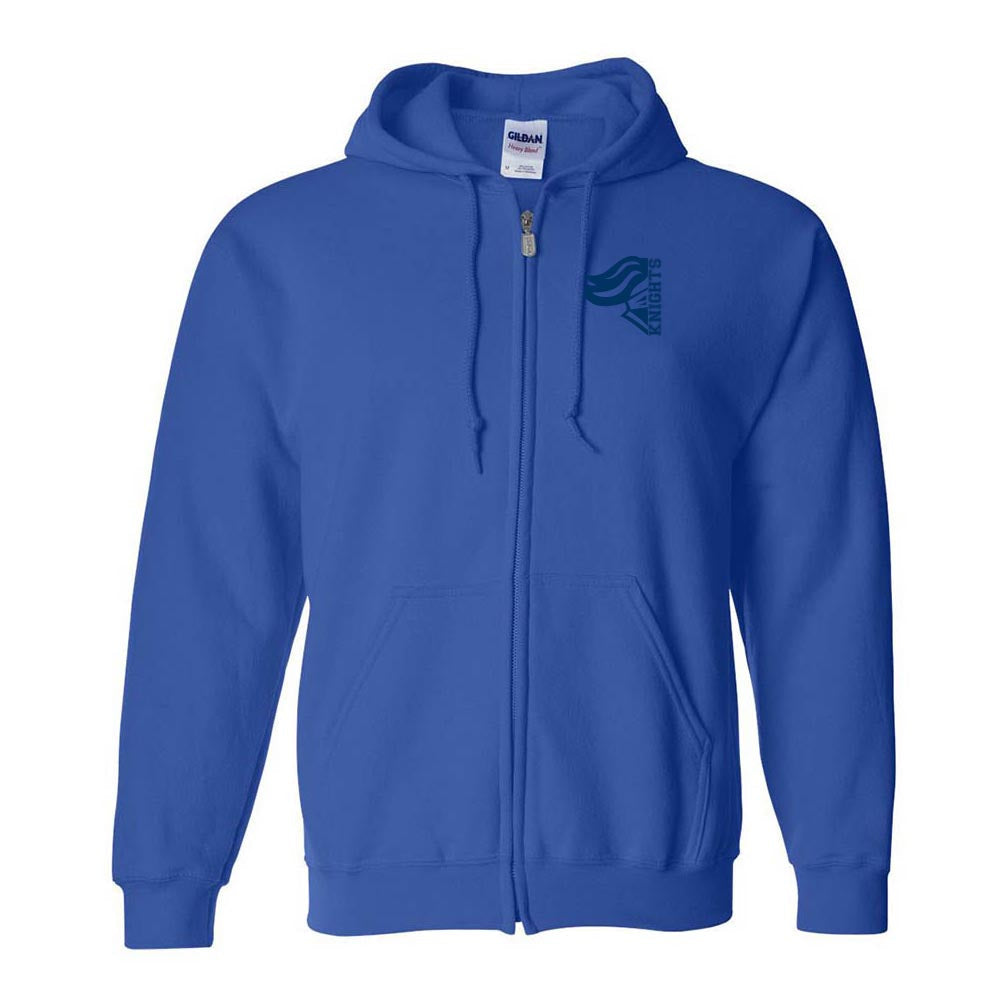 Side Knights ~ Zip Hoodie ~ Chappell Elementary School