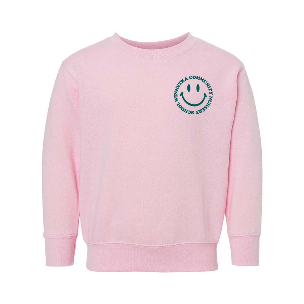 Smiley ~ Toddler Crewneck Sweatshirt ~ Winnetka Community Nursery School