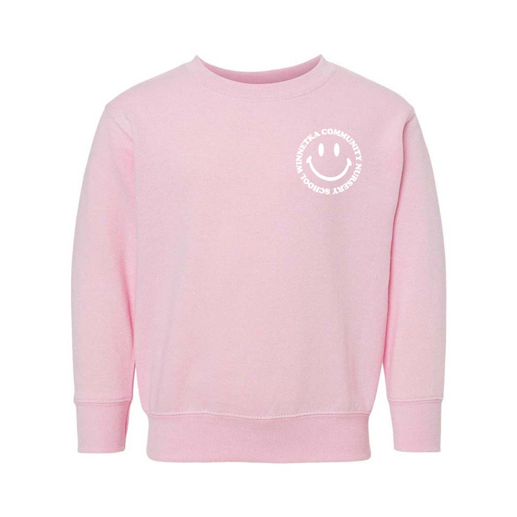 Smiley ~ Toddler Crewneck Sweatshirt ~ Winnetka Community Nursery School