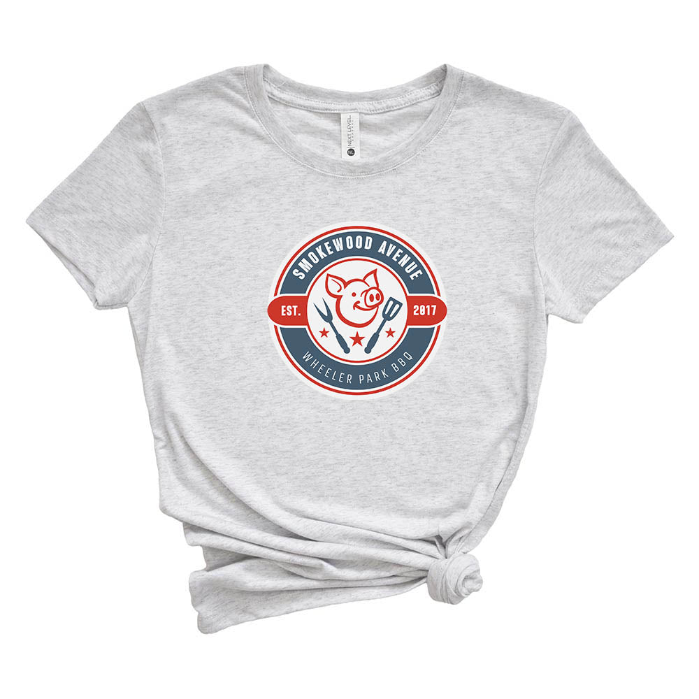Modern ~ Cotton Long Sleeve T-Shirt ~ Henking Elementary School-red