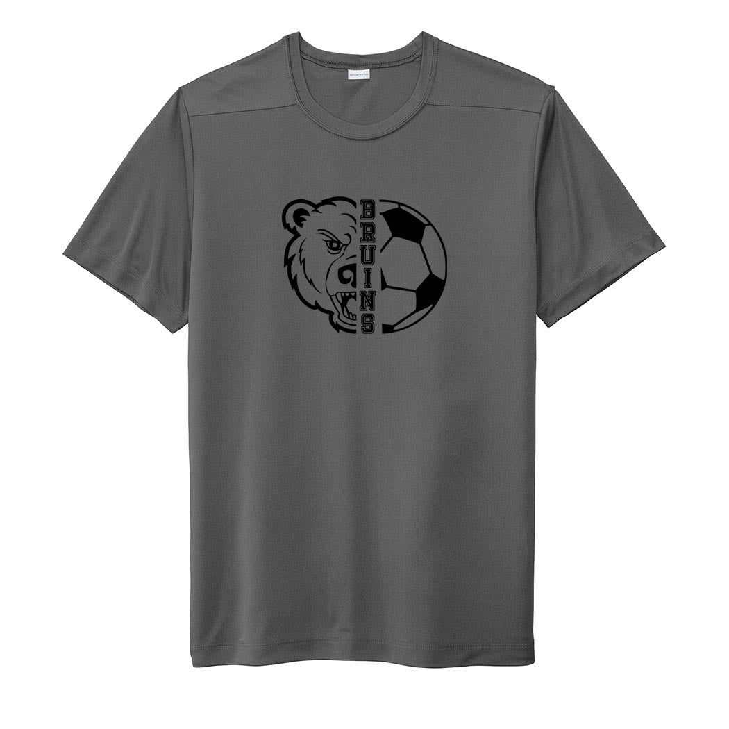 Soccer Mascot ~ Performance Tee ~ St. Robert Bellarmine Academy-dark smoke grey