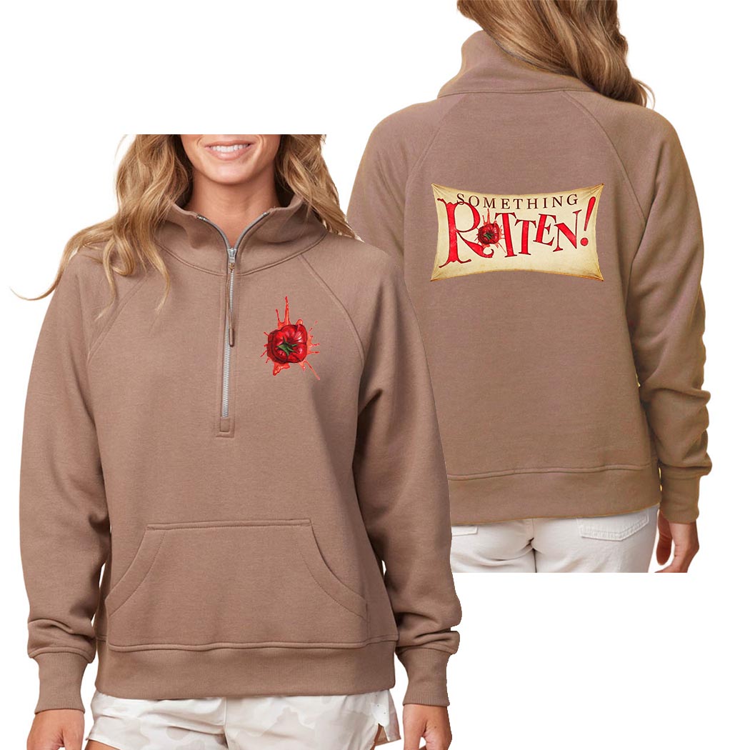 Something Rotten ~ Ladies Boxy Half Zip Fleece ~ Prospect Theatre