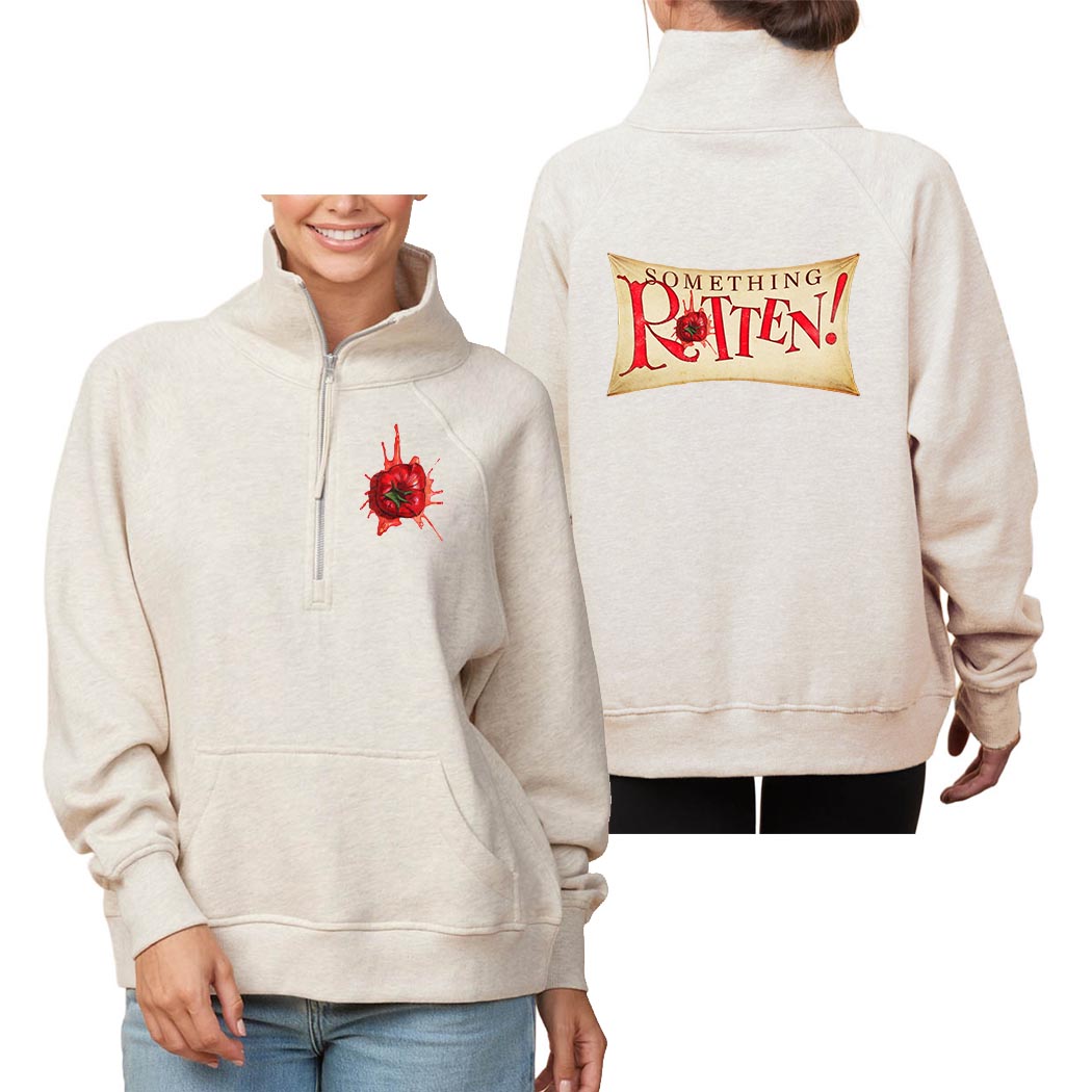 Something Rotten ~ Ladies Boxy Half Zip Fleece ~ Prospect Theatre