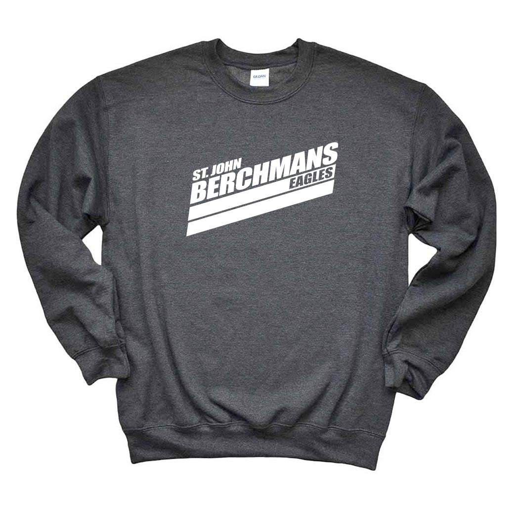 Speed Stripes Berchman Eagles ~ Crewneck Sweatshirt ~ St. John Berchmans